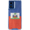 Haiti Flag Distressed Moto G Play 4G (2024) Clear Case